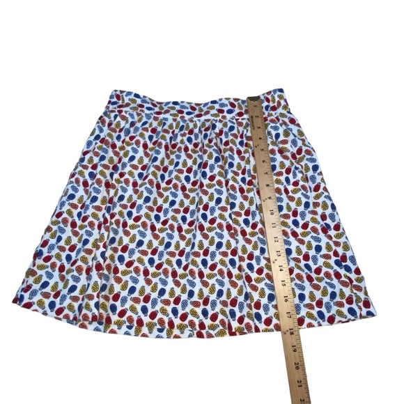 LOFT Outlet Linen Blend Pineapple Colorful Skirt - Women’s Medium - Picture 5 of 12